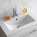 Nova 500mm Vanity Sink With Cabinet - Modern High Gloss White profile small image view 2 