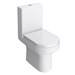 Nova Cloakroom Suite (Wall Hung Basin Unit + Close Coupled Toilet) profile small image view 2 