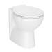 Sienna 500mm BTW Toilet Unit inc. Cistern + Soft Close Seat (Depth 200mm) profile small image view 2 