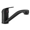 Neptune Black Single Lever Kitchen Sink Mixer Tap with Swivel Spout profile small image view 1 