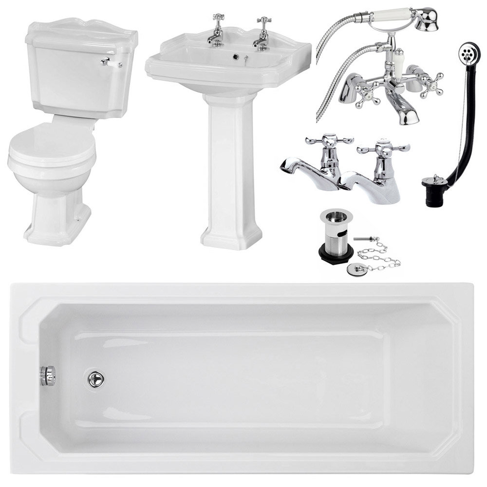 Oxford 1700 Complete Bathroom Package at Victorian Plumbing UK