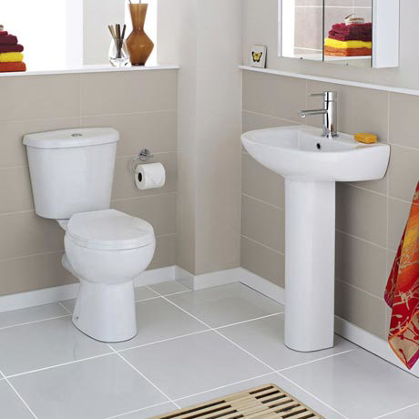 Nouvelle 4 Piece Modern Bathroom Suite | From Victorian Plumbing.co.uk