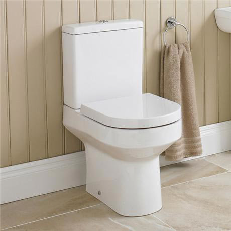 Nova Cloakroom Suite - Floor Standing Basin Unit & Close Coupled Toilet ...