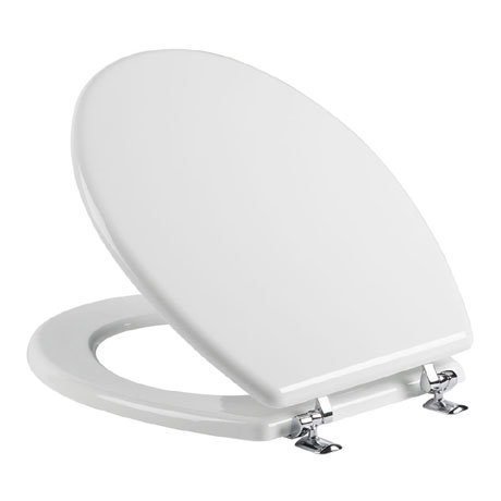 heritage white gloss toilet seat