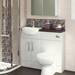 Hudson Reed 500x255mm Gloss White Compact Vanity Unit profile small image view 3 