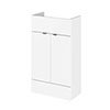 Hudson Reed 500x255mm Gloss White Compact Vanity Unit profile small image view 1 
