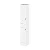 Hudson Reed 300x355mm Tall White Gloss Full Depth Tower Unit profile small image view 1 