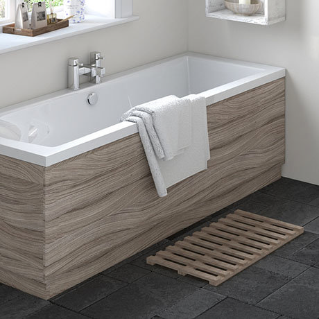 Hudson Reed Driftwood 1700 Front Straight Bath Panel - OFF277