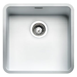Reginox Ohio 40x40 1.0 Bowl Stainless Steel Kitchen Sink - White