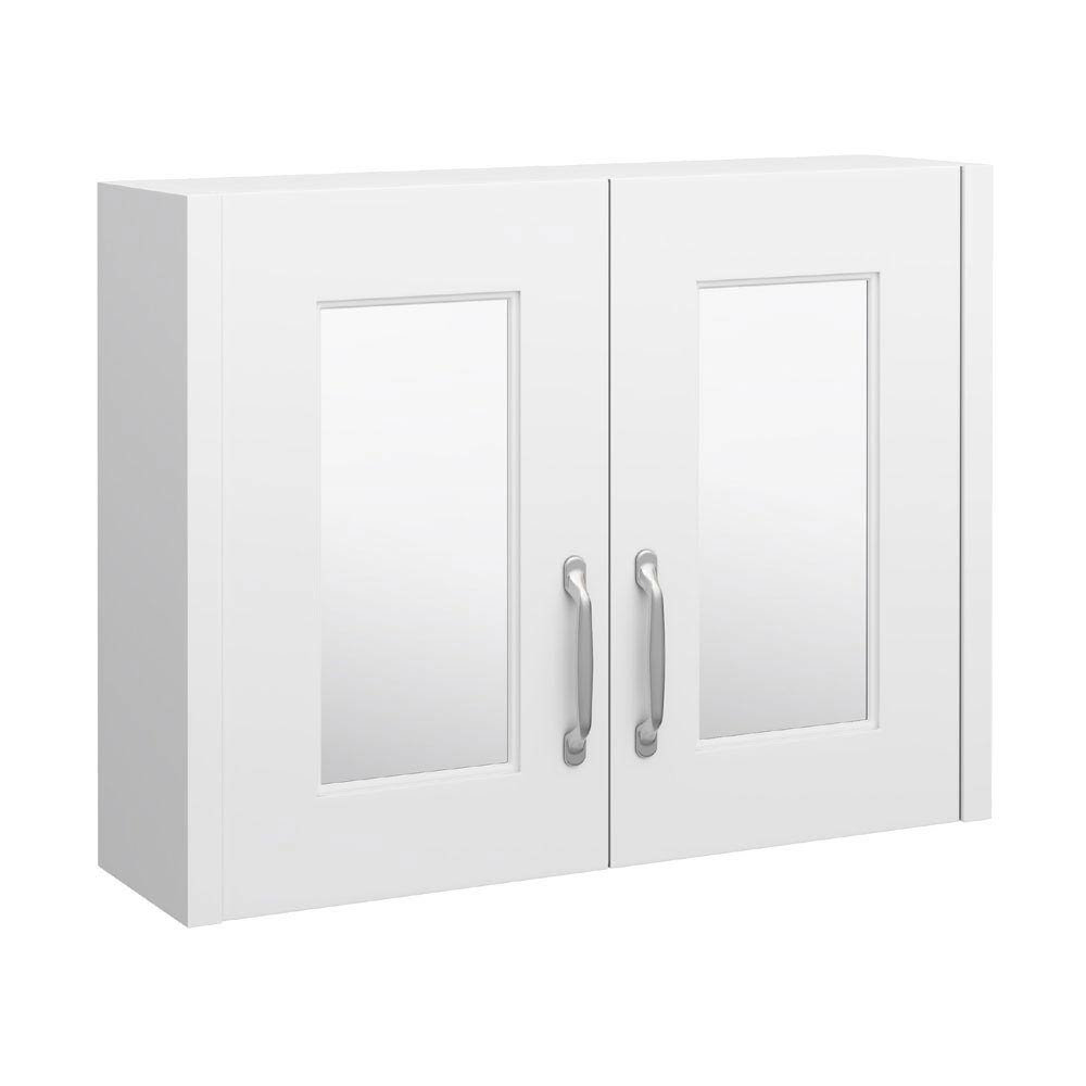 York White Mirror Cabinet