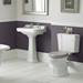 Old London Richmond Close Coupled Traditional Toilet + Soft Close Seat profile small image view 3 