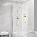 Aqualisa Optic Q Smart Shower Exposed with Adjustable Head and Bath Filler profile small image view 2 