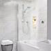 Aqualisa Optic Q Smart Shower Concealed with Adjustable Head and Bath Filler profile small image view 2 