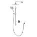 Aqualisa Optic Q Smart Shower Concealed with Adjustable and Wall Fixed Head profile small image view 2 