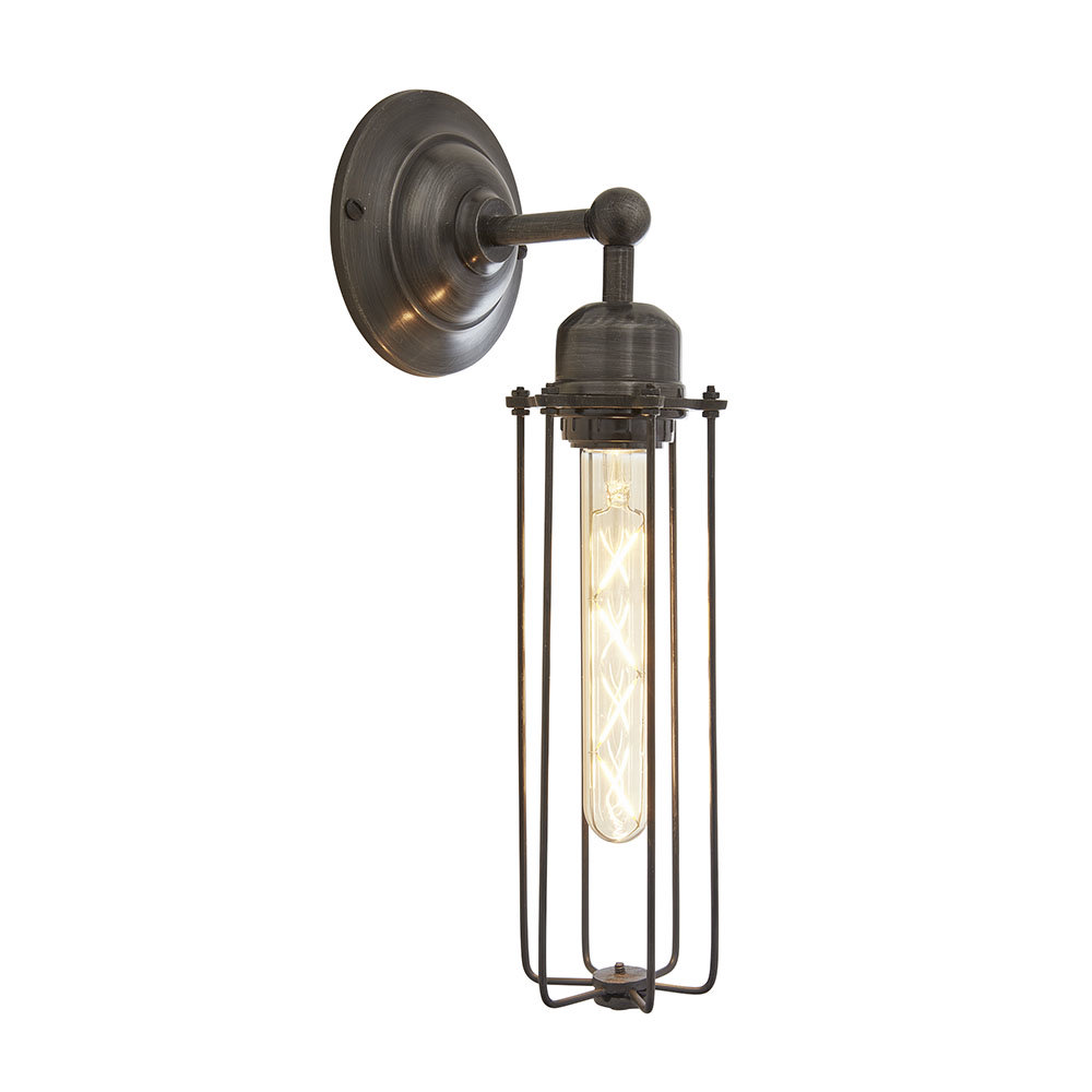 Industville Orlando 3&quot; Orlando Cylinder Wall Light - Pewter - OR-CYWL3-P