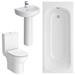 Orion Small 5-Piece Bathroom Suite profile small image view 2 