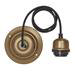 Industville Orlando 4" Wire Cage Pendant Light - Brass - OR-WCP4-B profile small image view 3 
