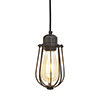 Industville Orlando 4" Wire Cage Pendant Light - Pewter - OR-WCP4-P profile small image view 1 