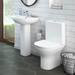 Orion Modern Short Projection Toilet + Soft Close Seat profile small image view 4 