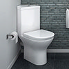 Orion Modern Corner Toilet + Soft Close Seat profile small image view 1 
