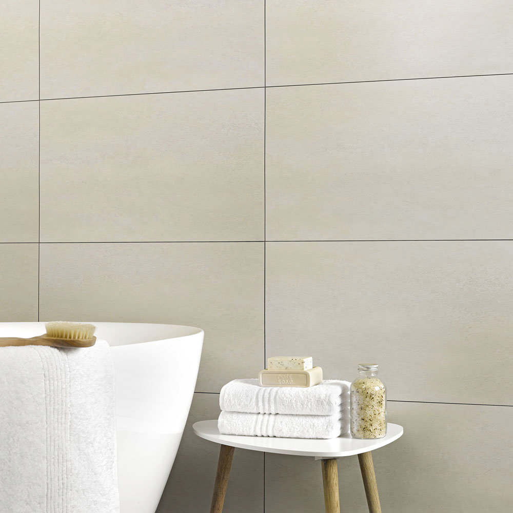 Orion Beige 375 x 650mm Waterproof Wall Tile Shower Panels