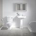 Oxford Traditional Toilet with Soft Close Seat - Various Colour Options profile small image view 6 