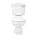 Oxford Close Coupled Traditional Toilet WC with Toilet Seat profile small image view 5 
