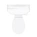Oxford Close Coupled Traditional Toilet WC with Toilet Seat profile small image view 6 