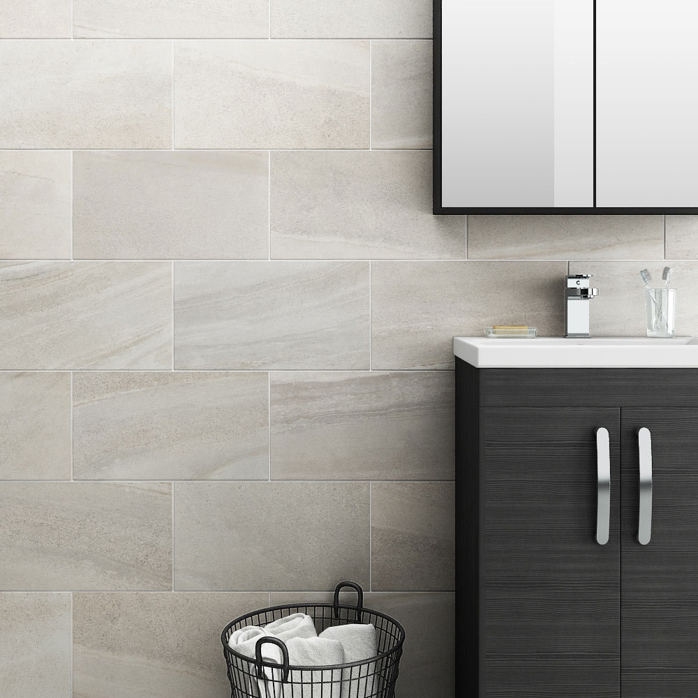 Oceania Stone White Wall Tiles At Victorian Plumbingcouk