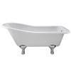 Old London - Brockley 1500 x 730 Slipper Freestanding Bath with Chrome Leg Set profile small image view 1 