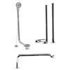 Old London - Chrome Traditional Roll Top Bath Pack - LDW002 profile small image view 1 