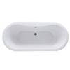 Old London - Kingsbury 1490 x 745 Double Ended Freestanding Bath with Chrome Leg Set profile small image view 2 