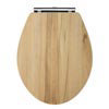 Old London Natural Walnut Wooden Soft Close Seat For Richmond Toilets - NLS599 profile small image view 1 