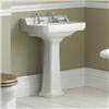 Old London Richmond Traditional 2TH Basin & Pedestal - Various Size Options profile small image view 2 