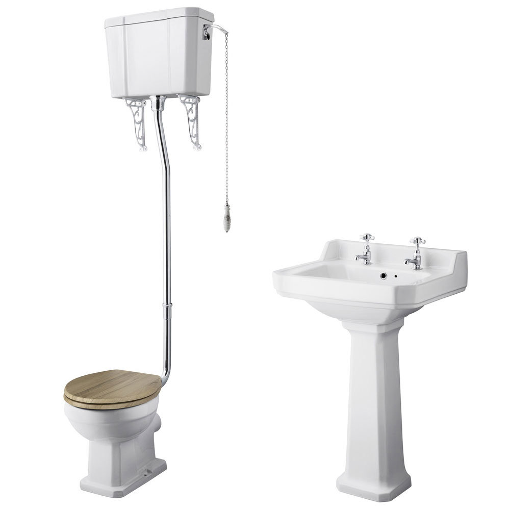 Old London Richmond High Level Bathroom Suite Victorian Plumbing