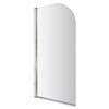 Old London Hinged Straight Curved Top Bath Screen - LDE002 profile small image view 1 