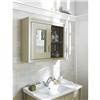 Old London - 800 Mirror Cabinet - Natural Walnut - NLV515 profile small image view 4 
