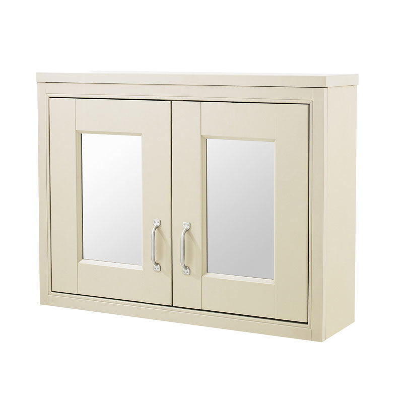 800mm Ivory Hudson Reed NLV315 Old London Mirror Cabinet