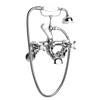Old London - Chrome Edwardian Deck or Wall Mount Bath Shower Mixer - LDN314 profile small image view 1 