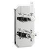 Old London - Chrome Traditional Twin Thermostatic Shower Valve - LDNV01 profile small image view 1 