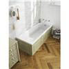 Old London - End Bath Panel & Plinth - Ivory - 3 Size Options profile small image view 2 