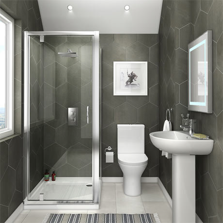 Orion Space-Saving En-Suite Bathroom | Victorian plumbing UK