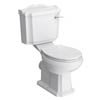 Oxford Close Coupled Traditional Toilet WC with Toilet Seat Small Image