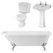 Oxford Traditional Free Standing Single Ended Roll Top Bath Suite profile small image view 5 
