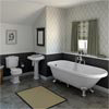 Oxford Traditional Free Standing Single Ended Roll Top Bath Suite profile small image view 1 