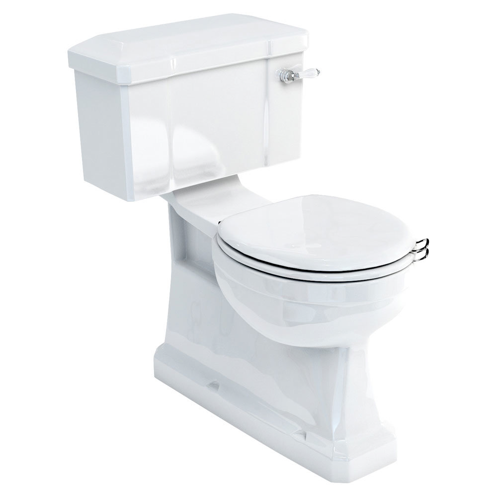 Burlington Concealed S Trap Close-Coupled WC with Lever Flush