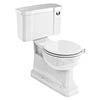 Burlington Concealed S Trap Bottom Outlet Close-Coupled WC with 520mm Push Button Cistern profile small image view 1 