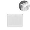 Type 21 H500 x W500mm Double Panel Single Convector Radiator - P505K profile small image view 1 