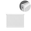 Type 21 H500 x W600mm Double Panel Single Convector Radiator - P506K profile small image view 1 