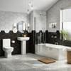 Pro 600 Modern Shower Bath Suite profile small image view 1 